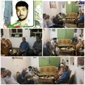 دیدار آیت‌الله نعیم آبادی با خانواده شهید رجب بیگی +عکس