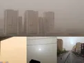 هوای تهران خاکی شد/ عکس