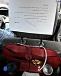 خدمات رفاهی راننده تاکسی برای مسافران/عکس