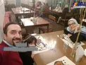 تفریح زن و شوهر مجری در رستورانی شیک+عکس