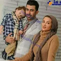 خانم بازیگر ایرانی در کنار همسر مدل خود +عکس