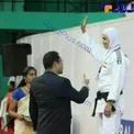 دست ندادن جودو كار زن ايراني با يك مرد +عكس