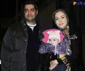 عکس/ مجری جنجالی به همراه همسر و دخترش در جشنواره فیلم فجر