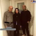 عکسی از ایرج طهماسب و دختر و دامادش