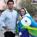 ژست جالب منوچهر هادی و یکتا ناصر+عکس