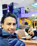 فرهاد مجیدی در کنار پسرش+عکس