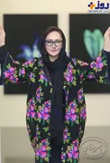 مانتوی گل گلی و عجیب نیکی کریمی+عکس