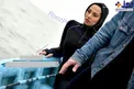 خانم بازیگر ایرانی با لباس غواصی وسط آب/عکس