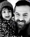 سلفی خندان هومن سیدی و دخترش+عکس