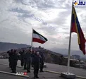 عکس/ اهتزاز پرچم ایران بر فراز ساختمان سازمان اطلاعات ونزوئلا
