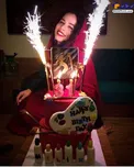 عکس/ کیک تولد جالب مليكا شريفى نيا در ٣١ سالگى اش