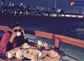 تیپ بازیگر زن ایرانی در کنار دریایی در خارج از کشور + عکس
