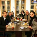 خوشگذرانی زن و شوهر بازیگر در دورهمی با هنرمندان+عکس