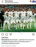 بازتاب رکورد تیم ملی ایران در اینستاگرام فیفا +عکس