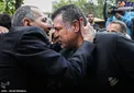 علی‌دایی در مراسم تشییع مادر شهید طهرانی‌مقدم + عکس
