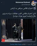 احترام نظامی سپاهی به ارتشی +عکس
