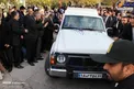 عکس/ خودروی حسن روحانی در مراسم تشییع خواهرش
