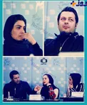 عکس دیده نشده از بازیگر مشهور و همسرش در نشست جشنواره فیلم فجر