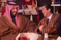 شینزو آبه با لباس سنتی در کنار محمد بن سلمان+عکس