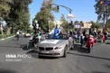 استقبال از مدال آور المپیکی با BMW + عکس