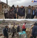 عکس/ بازدید محمدباقر قالیباف از مناطق زلزله زده کرمانشاه