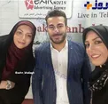 عکس جالب خانم مجری در کنار مرد طلایی کشور!