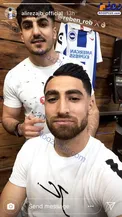 عکس جدید علیرضا جهانبخش در آرایشگاه!