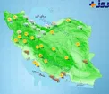 نقشه آب و هوا ایران+عکس