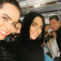 تیپ و ظاهر متفاوت سارا رسول زاده در پشت صحنه نجلا/ عکس