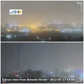 آلودگی هوا در تهران به روایت تصویر