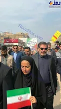 دریابان علی شمخانی در راهپیمایی+عکس