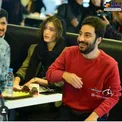 عکس لو رفته از نوید محمدزاده و فرشته حسینی در رستوران