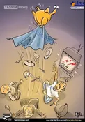 کاریکاتور/ پرواز مرغ از سفره مردم | قیمت مرغ به ۲۵ هزار تومان رسید