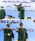 عكس/ اسلحه هاي جديد در دستان وزير دفاع
