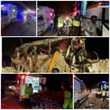 واژگونی اتوبوس در جاده کرج-چالوس/عکس
