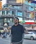 تیپ متفاوت بازیگر مشهور در خارج از کشور + عکس