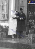 عکس عاشقانه زوج ایرانی در زمان قاجار+عکس
