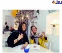 خانم بازیگر در رستوران فریبا نادری+عکس