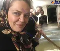 بهاره رهنما و همسرش پای دیگ نذری اربعین+عکس