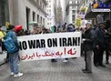 نه به جنگ با ایران در تظاهرات کارگران آمریکایی/عکس