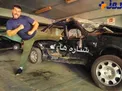 ماشينى كه با ضربه محسن كيايى به اين روز در اومد!
