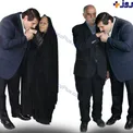 شاهكار ديده نشده از عباس جديدی در كنار پدر و مادرش +عكس