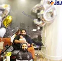 تولد ٣٨ سالگي خواننده مشهور در کنار دخترانش+عکس