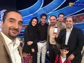 اميرعلى نبويان و همسرش در برنامه تلويزينى