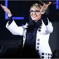 ژست عجیب خانم بازیگر در کنسرت محمد علیزاده+ عکس