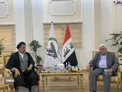 دیدار وزیر اطلاعات با فرمانده حشدالشعبی +عکس