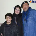 عکسی دیده نشده از زن و شوهر بازیگر و پسرشان