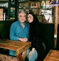 ایرج نوذری و دخترش در کافی شاپ+عکس