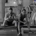 علی کریمی در باشگاه بدنسازی+عکس