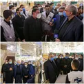 عکس/ بازدید وزیر بهداشت از مرکز واکسیناسیون حرم رضوی
